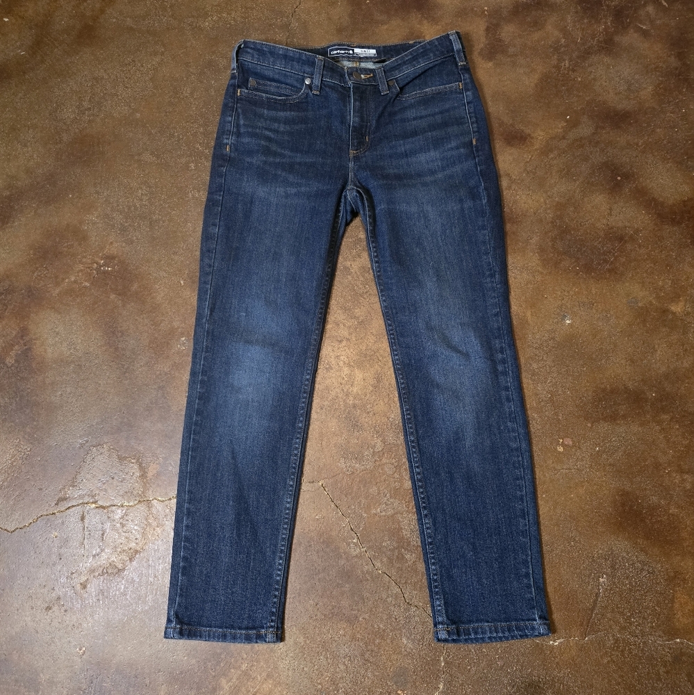 Carhartt Slim Fit BD4976-W Jeans Durable Denim
